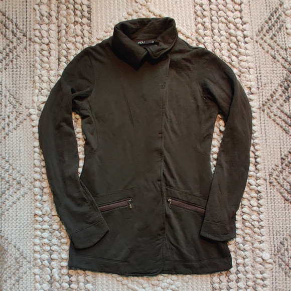 Nau | Jackets & Coats | Nau Merino Wool Light Weight Jacket In Brown ...